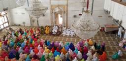 Aqaa Maulaa taking Misaaq of Muminaat on 13th Ramazaan after Jomo'ah namaaz in Nooraani Masjid
